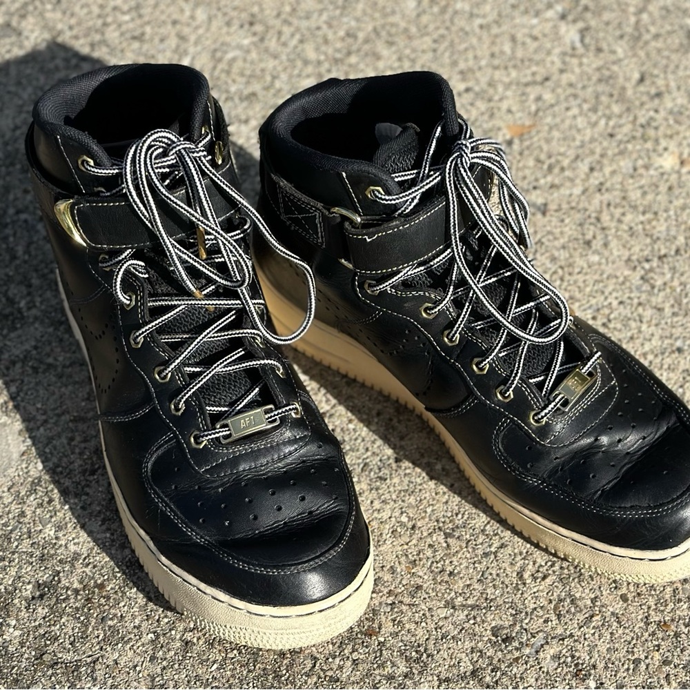 Nike Air Force 1 (AF1) High Black Sail 2016